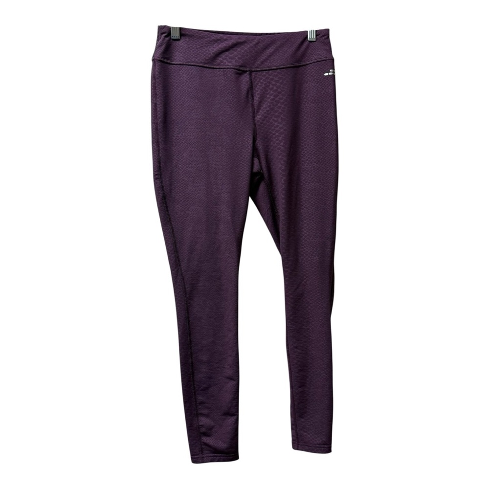 BCG Cold Weather Purple Leggings M High Rise Stretch Athletic Gym Run